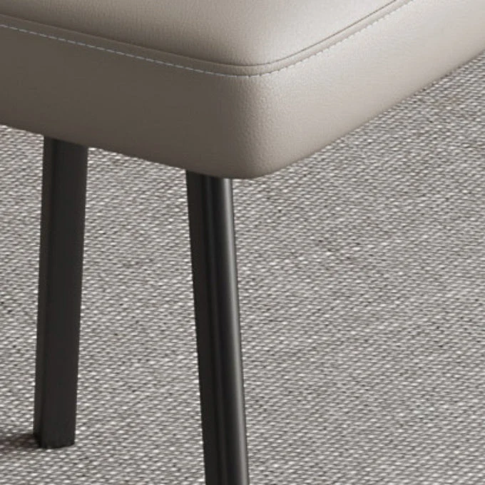Faux Leather Kitchen Dining Chairs Contemporary Chairs Zwart Metal Legs