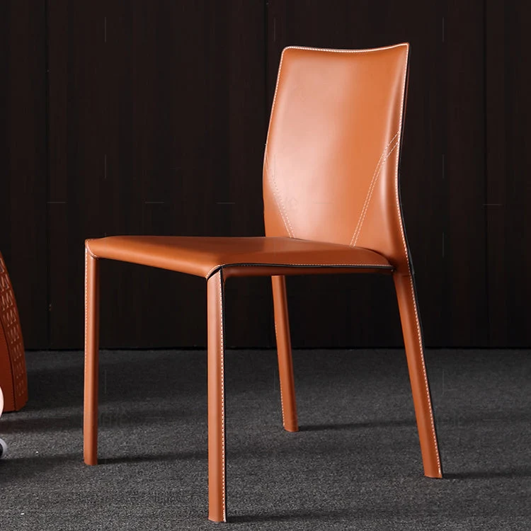 Faux Lederen Kitchen Dining Chairs Upholstered Side Chairs Metal Base Burgundy