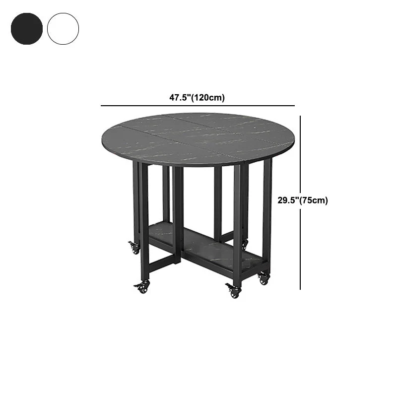 Folding Dining Table Faux Marble Dining Table Koolzwart Frame 39