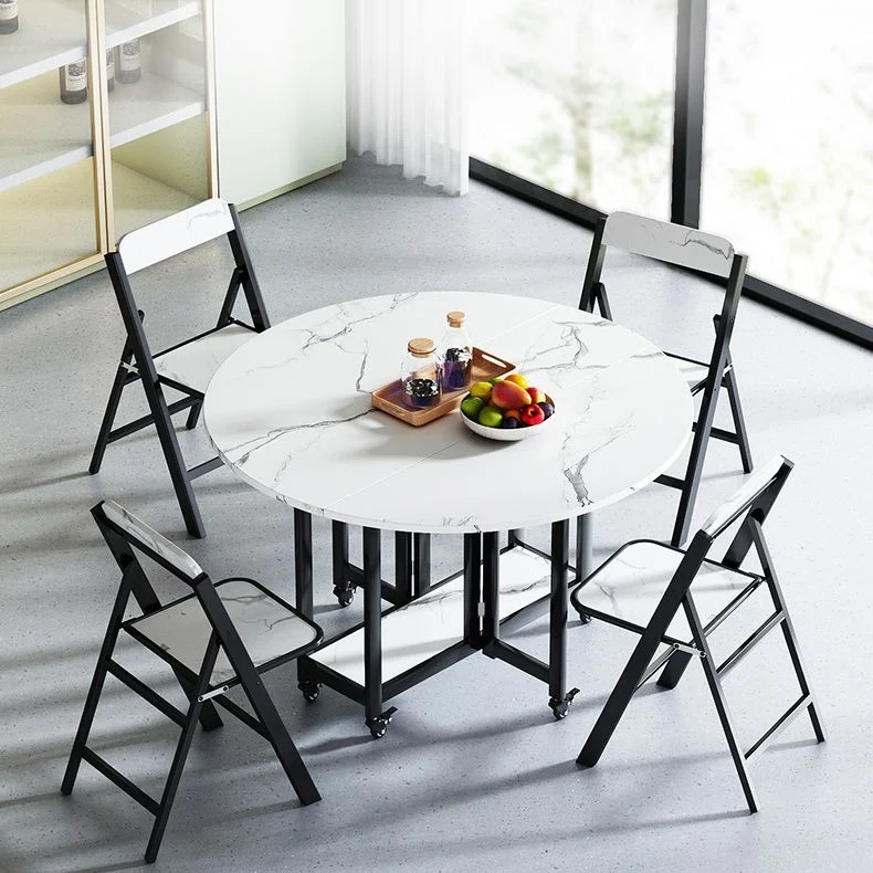 Folding Dining Table Faux Marble Dining Table Koolzwart Frame 39