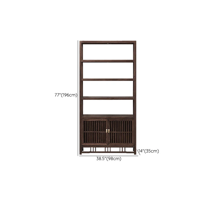 Freestanding Mid-Century Strak Solid Wood Wine Bottle Holder Shelf 38
