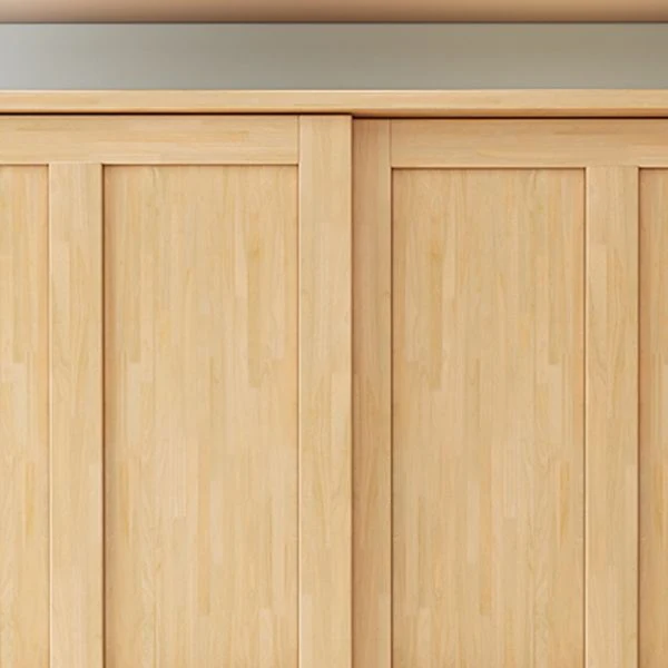 Freestanding Solid Wood Wardrobe Strak Wardrobe Armoire 2 Doors and 1 Drawer 47l
