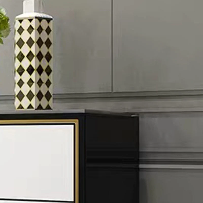 Glam Natuurhout Bedroom Storage Chest Vertical Chest Drawers White