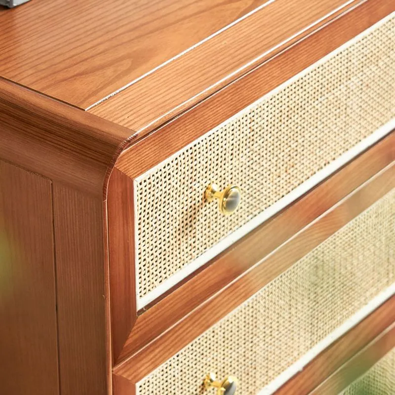 Glam Storage Chest Dresser Massief Wood Storage Chest Drawers 31l