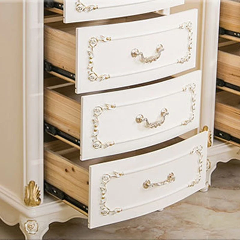 Glam Style Bedroom Storage Chest Effen Wood Lingerie Chest Drawers 23l