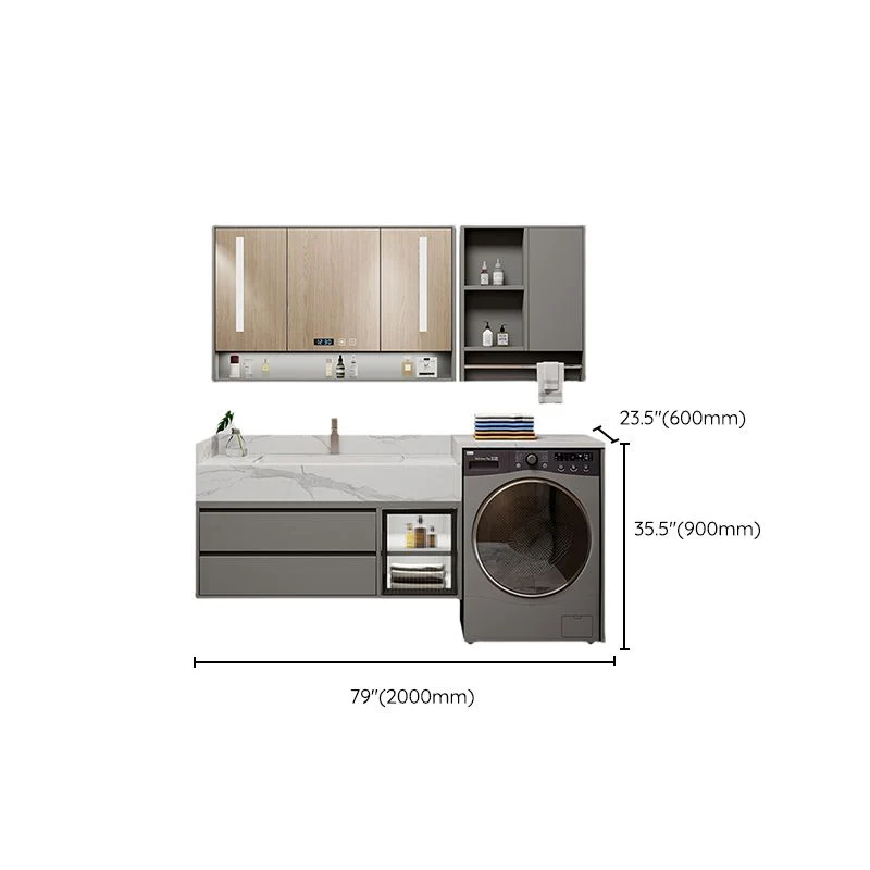 Gorgeous Sink Vanity Hout Vanity Sink Storage Shelving 55l