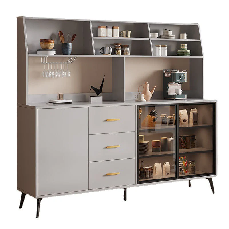 Hedendaags Dining Hutch Wood Display Cabinet Doors Dining Room 31l