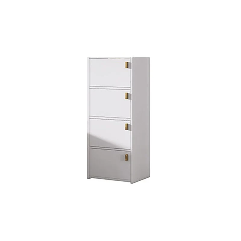 Hedendaags Rectangle Chest White Wood Storage Cabinet Drawer 15