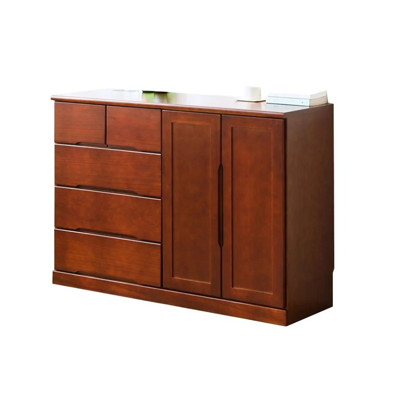 Hedendaags Solid Wood Chest Bedside Storage Chest Drawers and Doors 31l