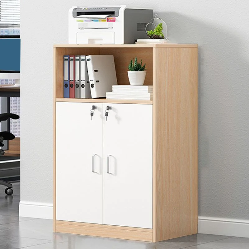 Hedendaags Vertical File Cabinet Wood Filing Cabinet Locking Storage Nut