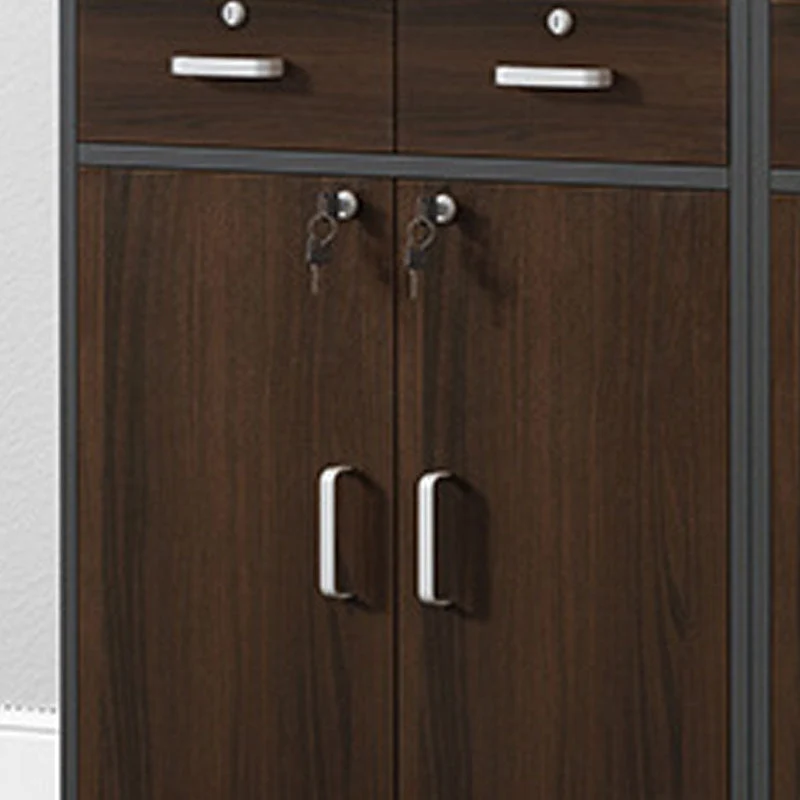 Hedendaags Vertical File Cabinet Wood Filing Cabinet Locking Storage Nut