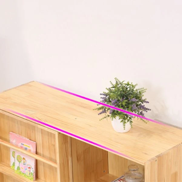 Houten Standard Bookcase Natural Modern Closed Back Bookshelf Doors 32