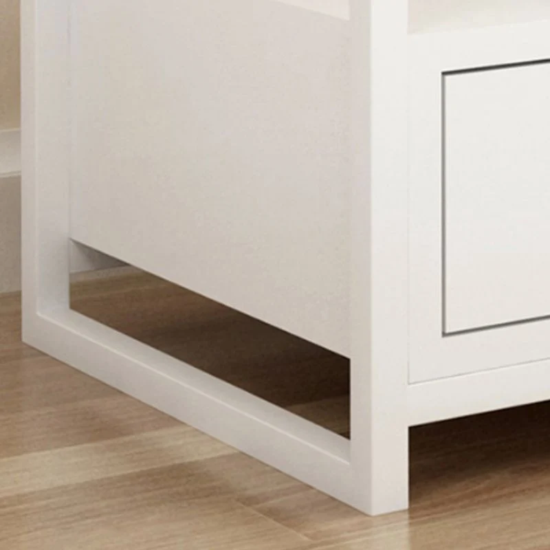 Houtsoort Bed Nightstand Contemporary Accent Table Nightstand Drawer Gold