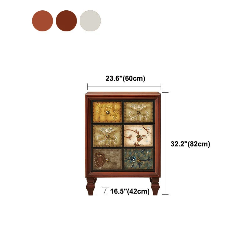 Houtsoort Lingerie Chest Vertical Bedroom Storage Chest Dresser Drawers 24l