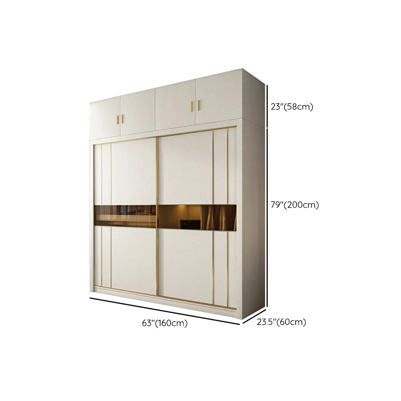 Manufactured Wood Melkwit Wardrobe Modern Cabinet Sliding Doors 47l