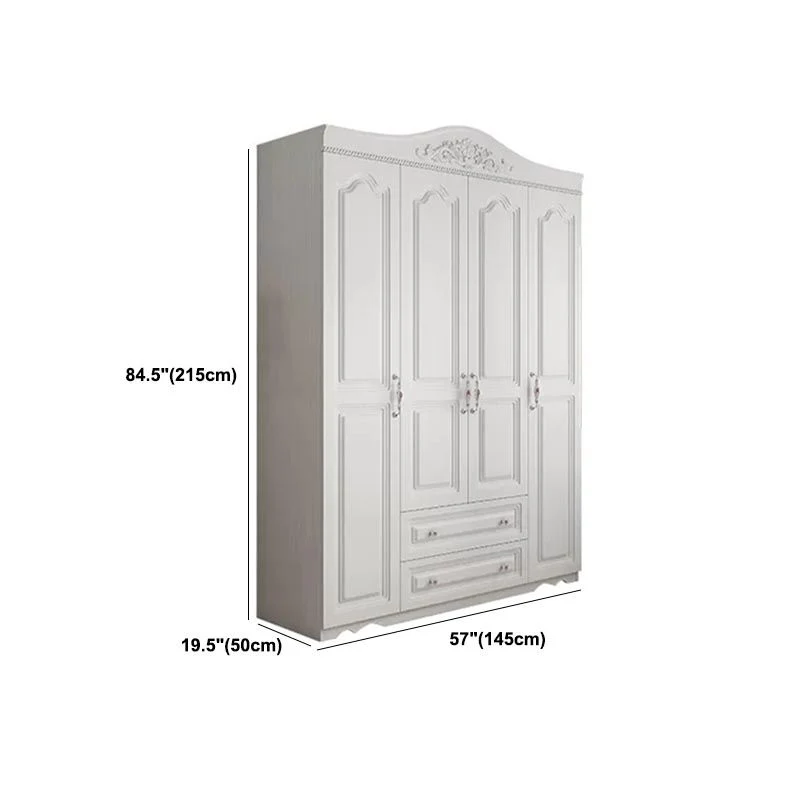 Manufactured Wood Sneeuwwit Storage Cabinet French Country Cabinet Drawers 31