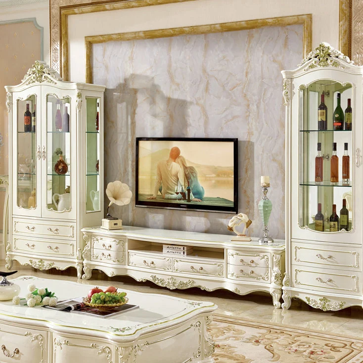 Matte White Eiken Wood Kitchen Wine Holder Storage Cabinet 31l