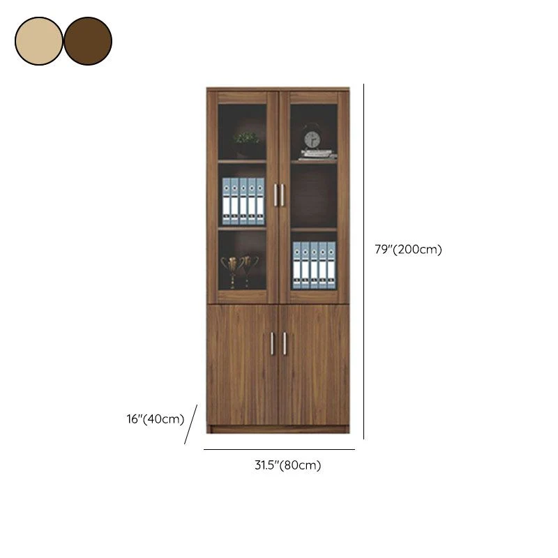 Medieval Modern File Cabinet hout Frame Storage Vertical File Cabinet 31l