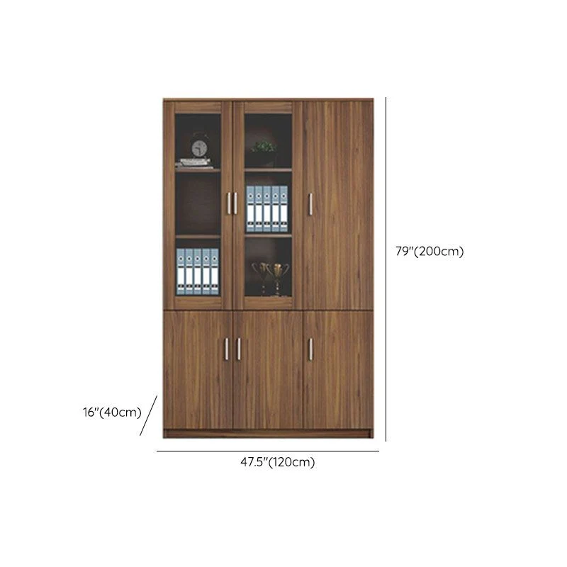 Medieval Modern File Cabinet hout Frame Storage Vertical File Cabinet 31l