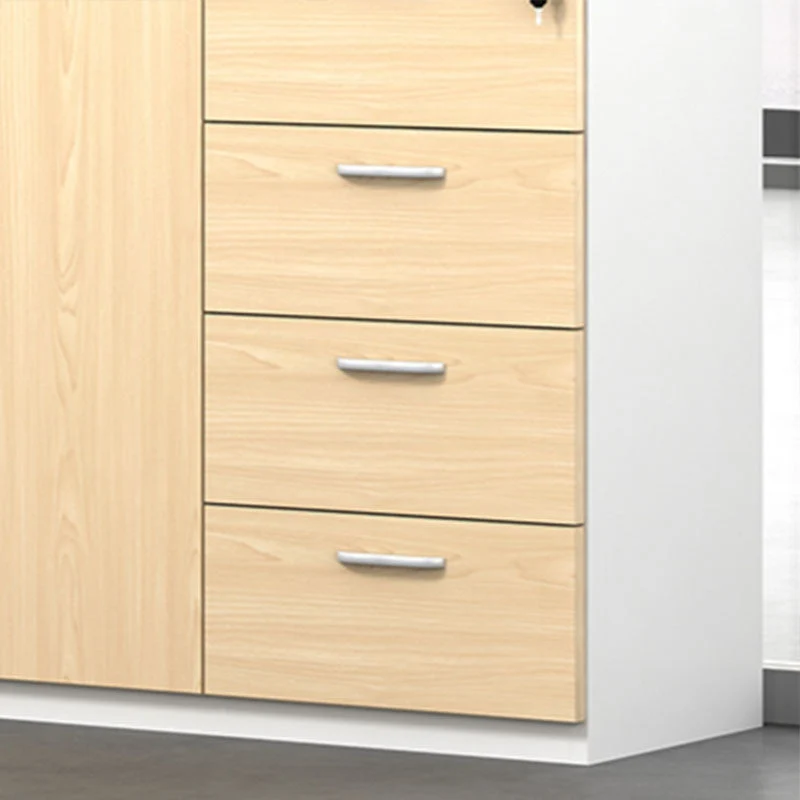 Medieval Modern Filing Cabinet Massief hout Frame Lateral Filing Cabinet 31l
