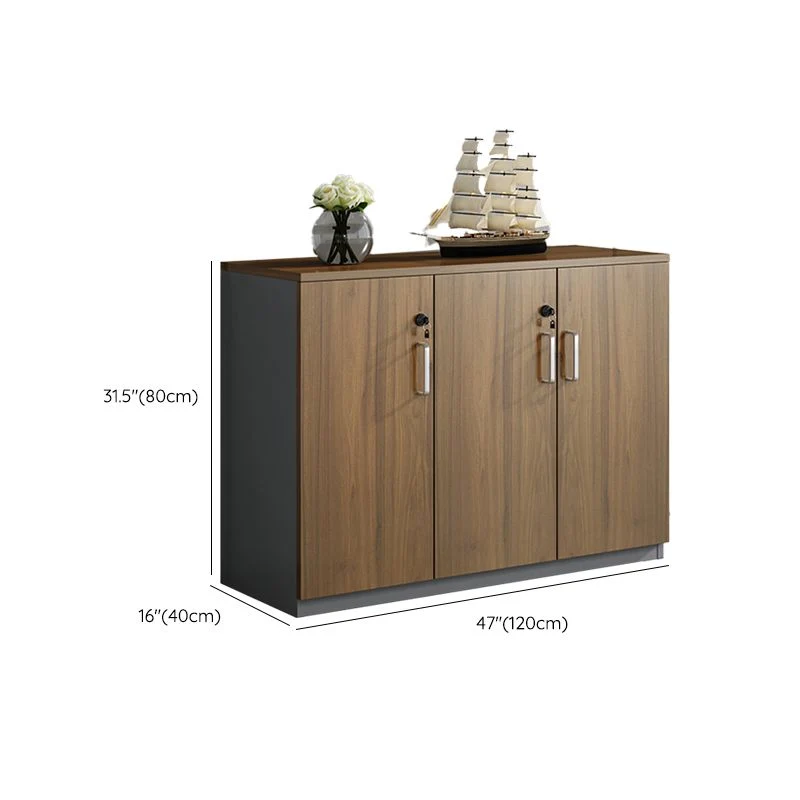 Medieval Modern Storage File Cabinet Massief hout Frame Lateral File Cabinet Https