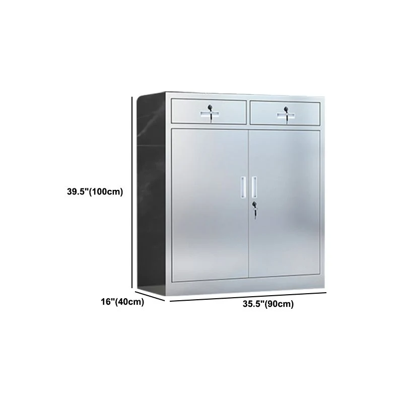 Metaal Vertical Filing Cabinet Fire-Resistant File Cabinet Storage