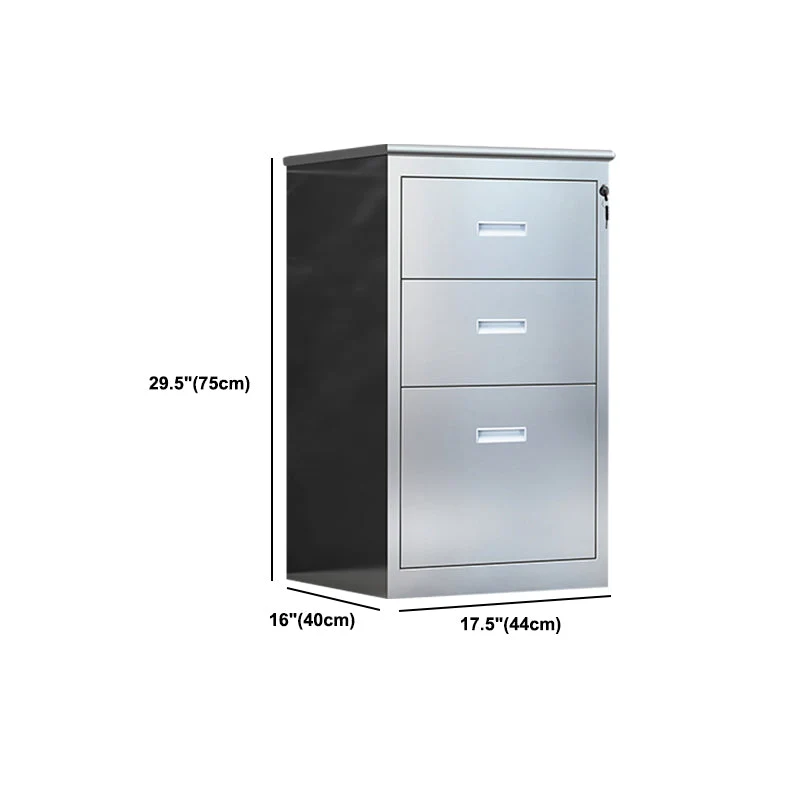 Metaal Vertical Filing Cabinet Fire-Resistant File Cabinet Storage