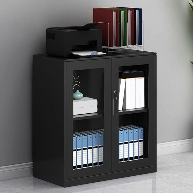 Modern Cabinet Metaal Adjustable Storage Shelves Lateral Filing Cabinet White