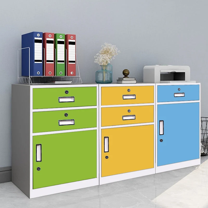 Modern Cabinet Metaal Locking Drawers and Storage Vertical File Cabinet White