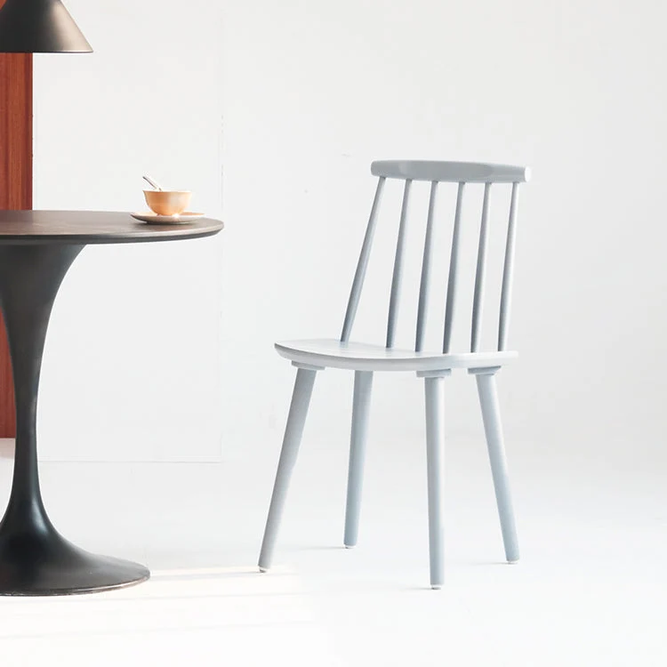 Modern Chair Dining Armless Chairs Natuurhout Legs Kitchen Red