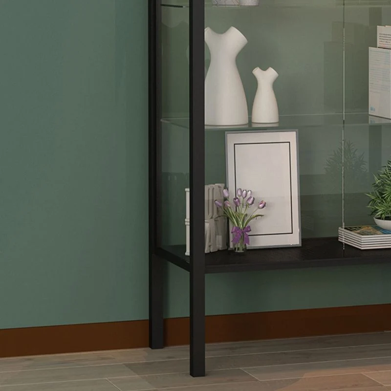 Modern Curio Cabinet Metalen Storage Cabinet Lighting Dining Room 31l
