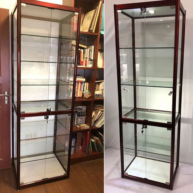 Modern Display Stand Ravenzwart Frame Locking Curio Cabinet Glass Shelves Https
