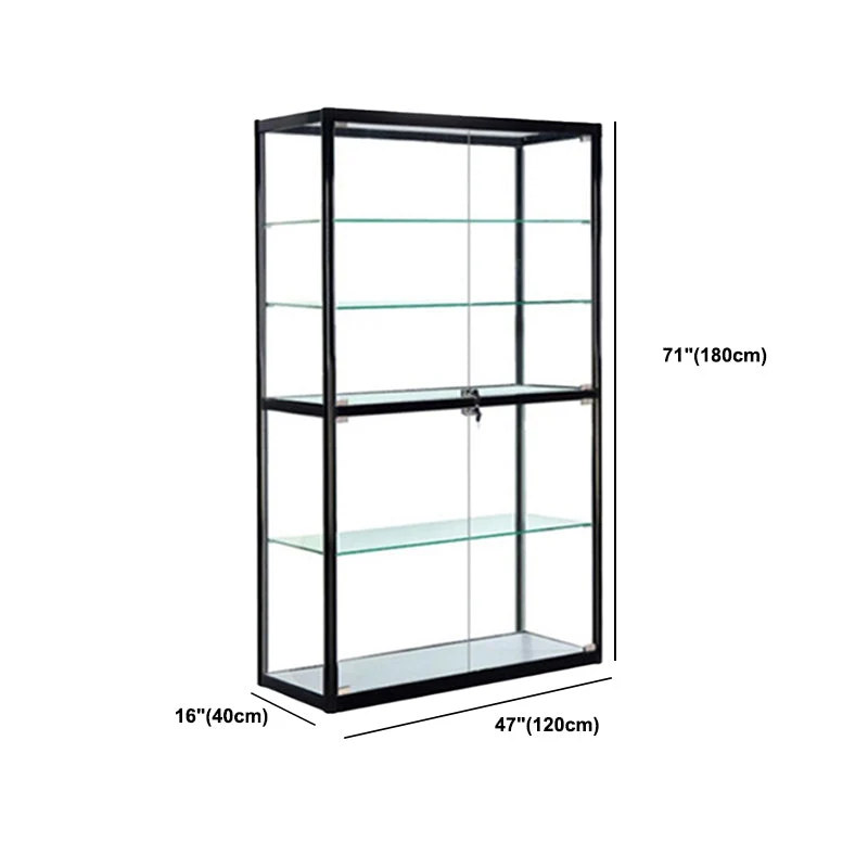 Modern Display Stand Ravenzwart Frame Locking Curio Cabinet Glass Shelves Https