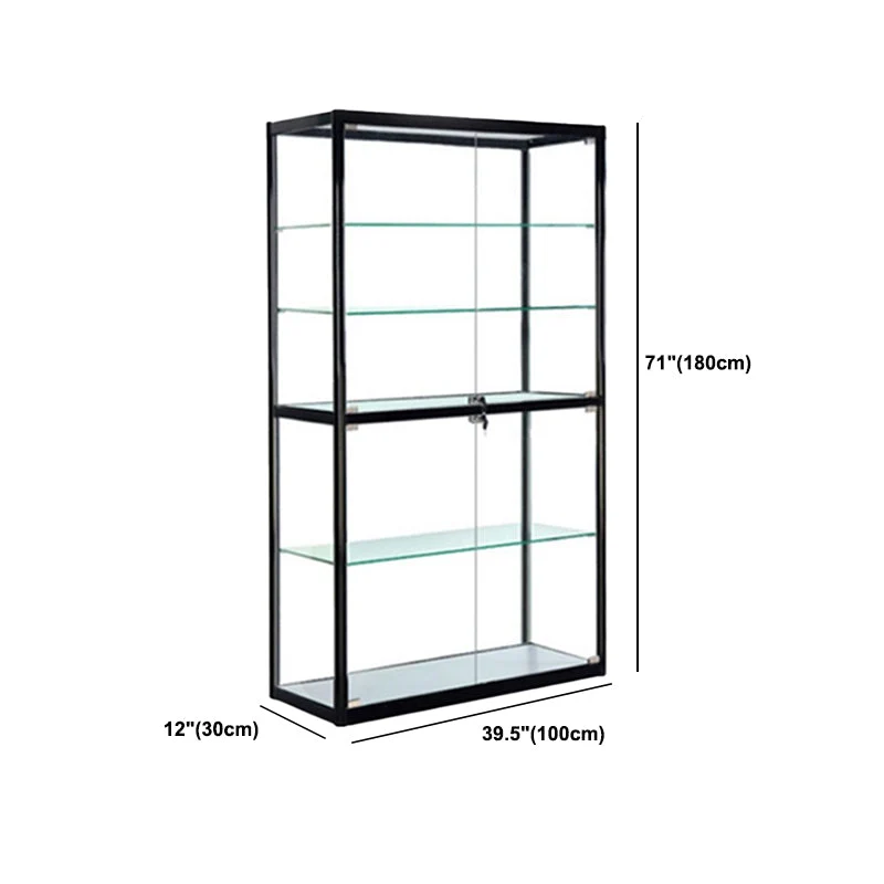 Modern Display Stand Ravenzwart Frame Locking Curio Cabinet Glass Shelves Https