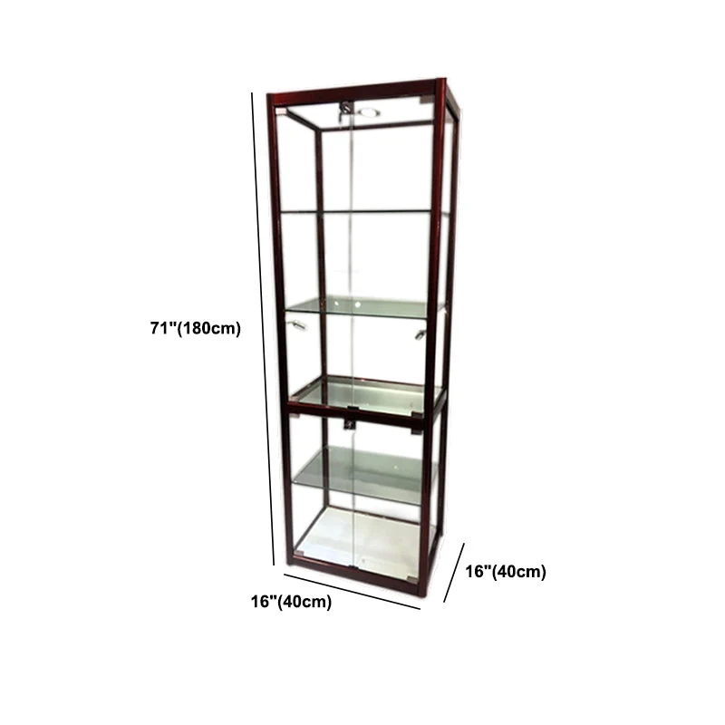 Modern Display Stand Ravenzwart Frame Locking Curio Cabinet Glass Shelves Https
