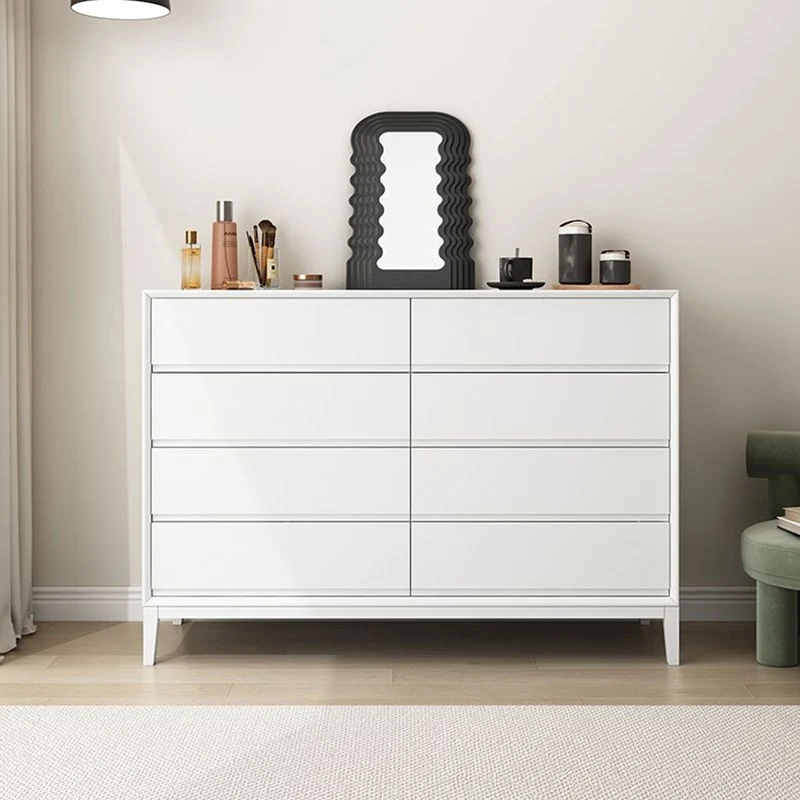 Modern Dresser Massief Wood Storage Chest Dresser 8 Drawers 39