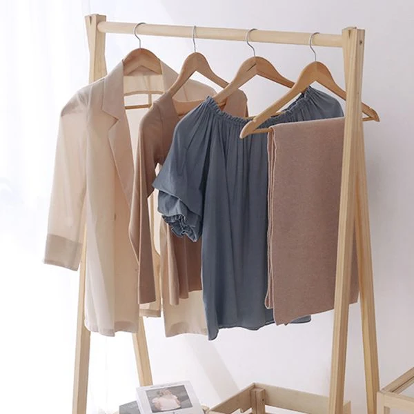 Modern Free Standing Massief Wood Coat Rack Storage Shelving 23