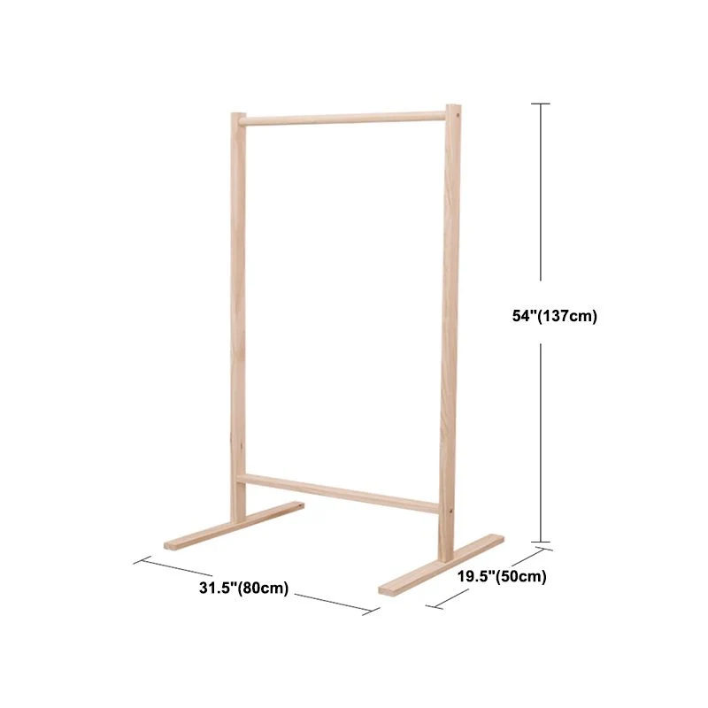 Modern Free Standing Massief Wood Coat Rack Storage Shelving 23