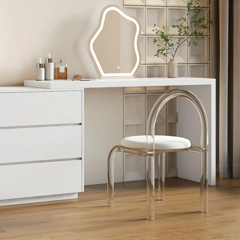 Modern Massief hout Standing Drawer White Bedroom Vanity Dressing Table 75l