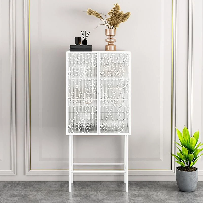 Modern Multi-shelf Storage Cabinet Glazen Door Buffet Cabinet Dining Room 39l
