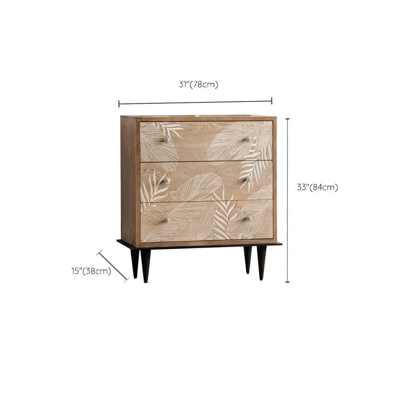 Modern Normaal Storage Cabinet Solid Wood Cabinet Drawer 18