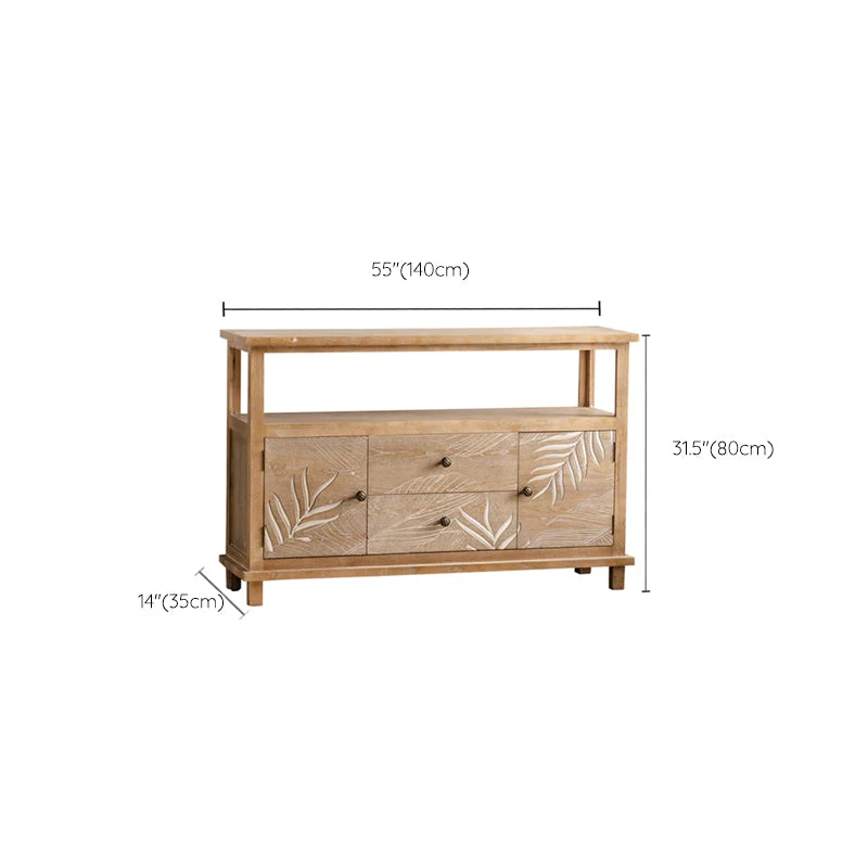 Modern Normaal Storage Cabinet Solid Wood Cabinet Drawer 18