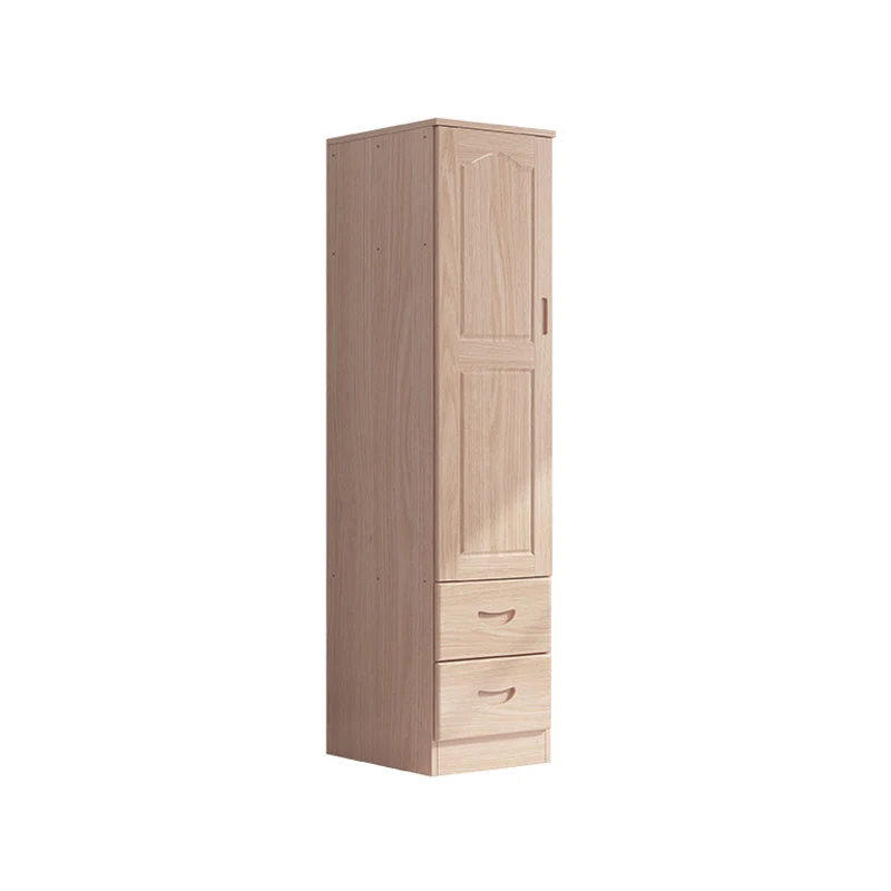 Modern Puur natuur Solid Wood Wardrobe Freestanding Wardrobe Self Close Drawers 16l