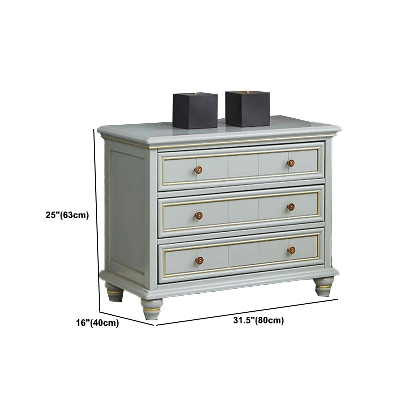 Modern Rectangle Side Cabinet Grauw Wood Knobs Cabinet Drawer