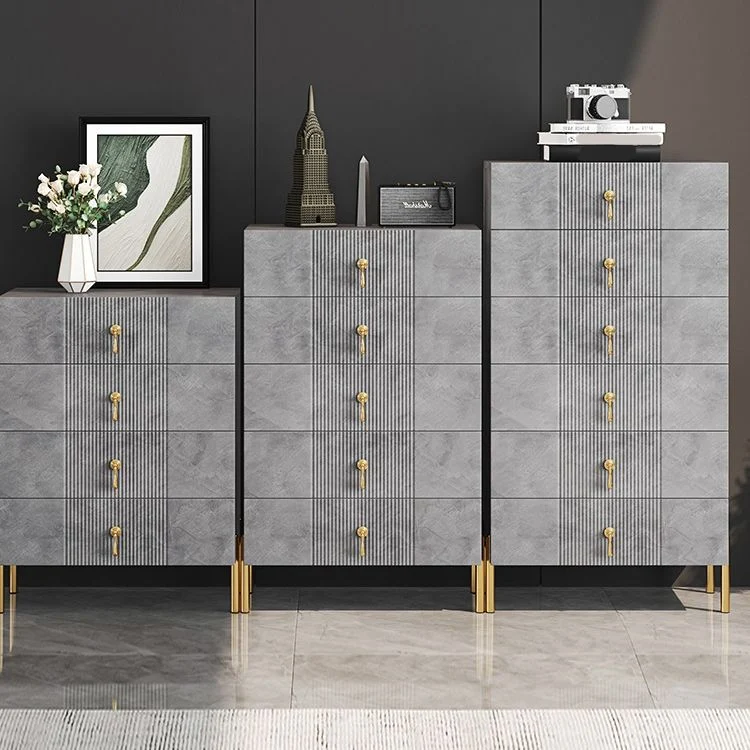 Modern Slate Storage Chest Vertical Dresser Meervoudig Drawers 25l