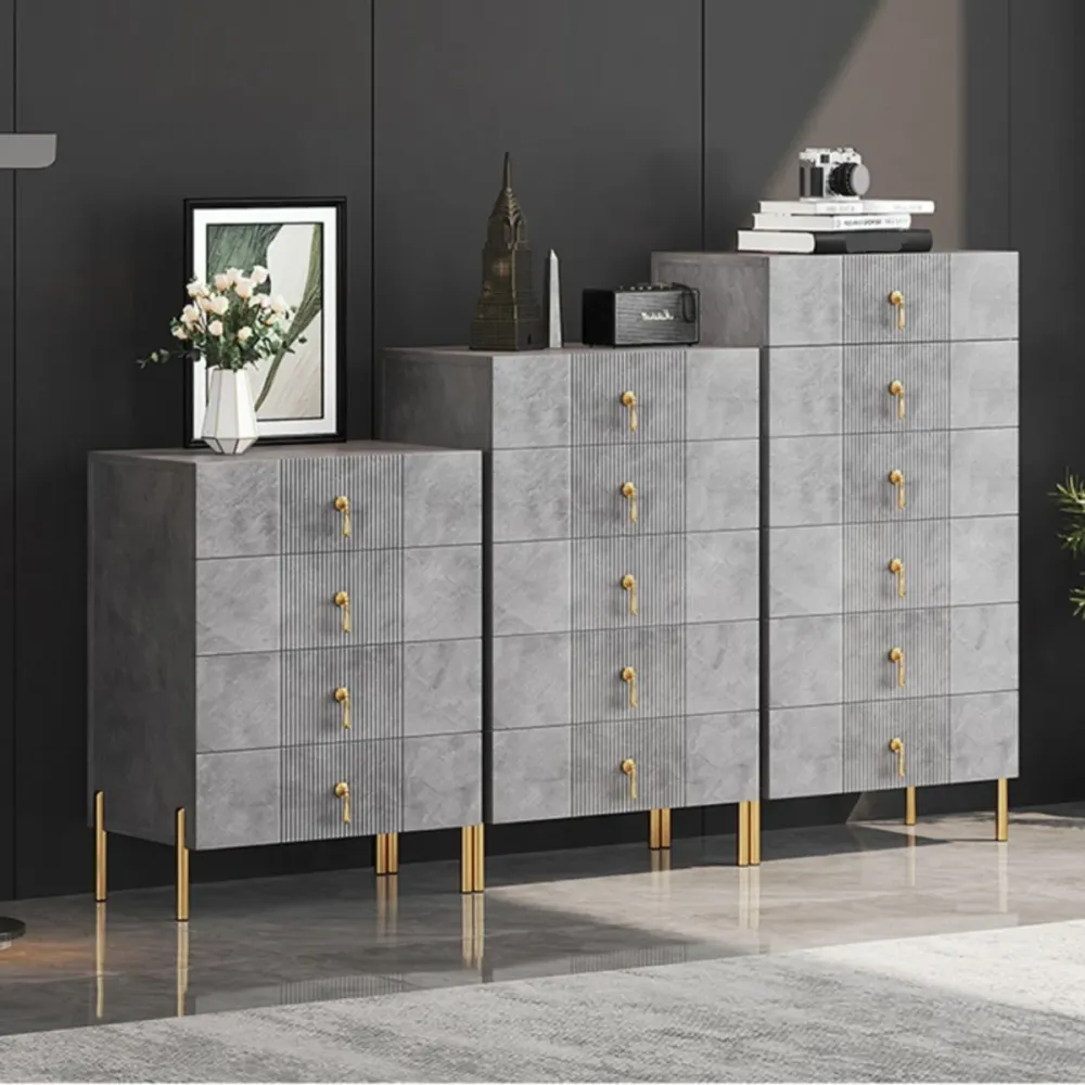Modern Slate Storage Chest Vertical Dresser Meervoudig Drawers 25l