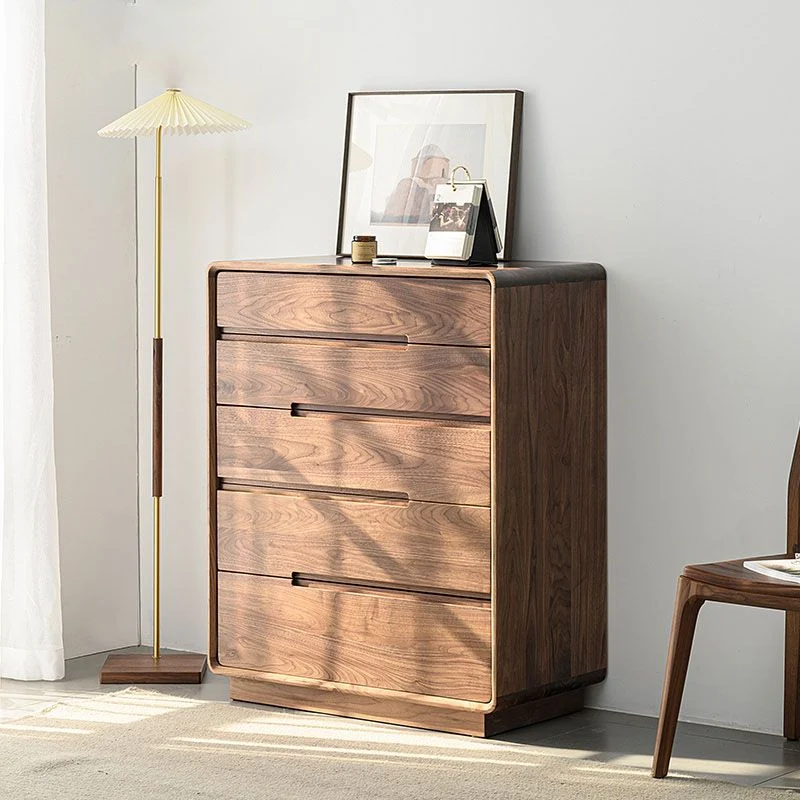 Modern Storage Chest Stevig Wood Storage Chest Dresser 5 Drawers Natural