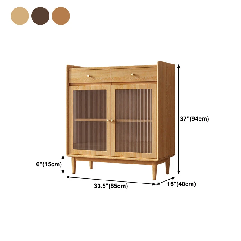 Modern Style Kitchen Sideboard Rectangle Massief hout Storage Cabinet Sideboard 33l