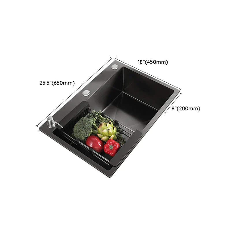 Modern Style Kitchen Sink Corrosiebestendig Steel Drop- Kitchen Sink Faucet 20l