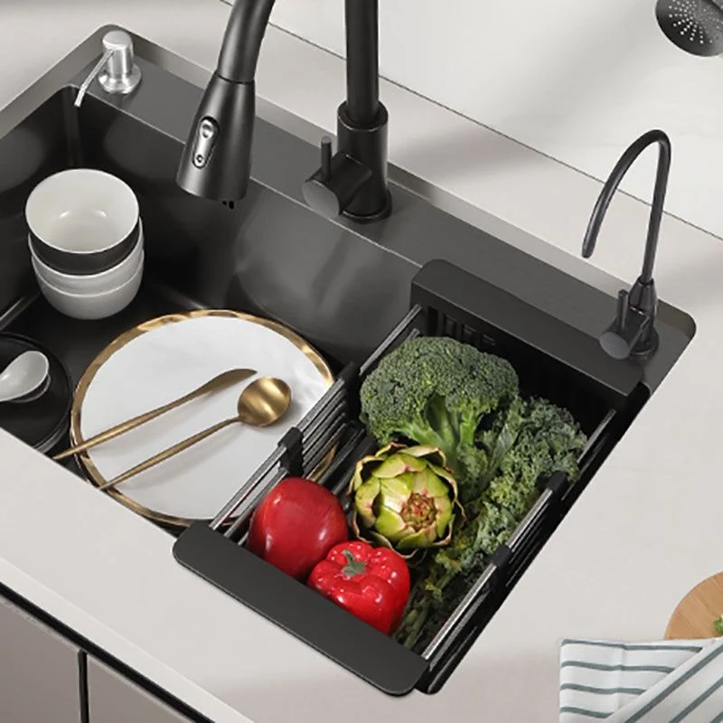 Modern Style Kitchen Sink Corrosiebestendig Steel Drop- Kitchen Sink Faucet 20l